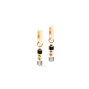 COEUR DE LION Hoop Earrings Wave Cube Flow