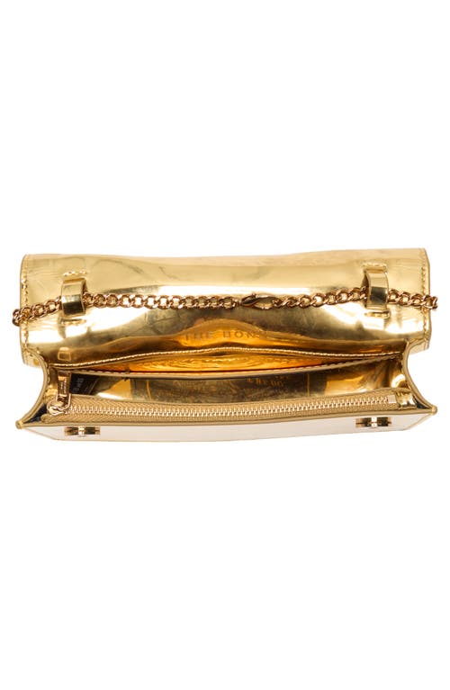 Kurt Geiger London Small Bond Top Handle Bag In Gold