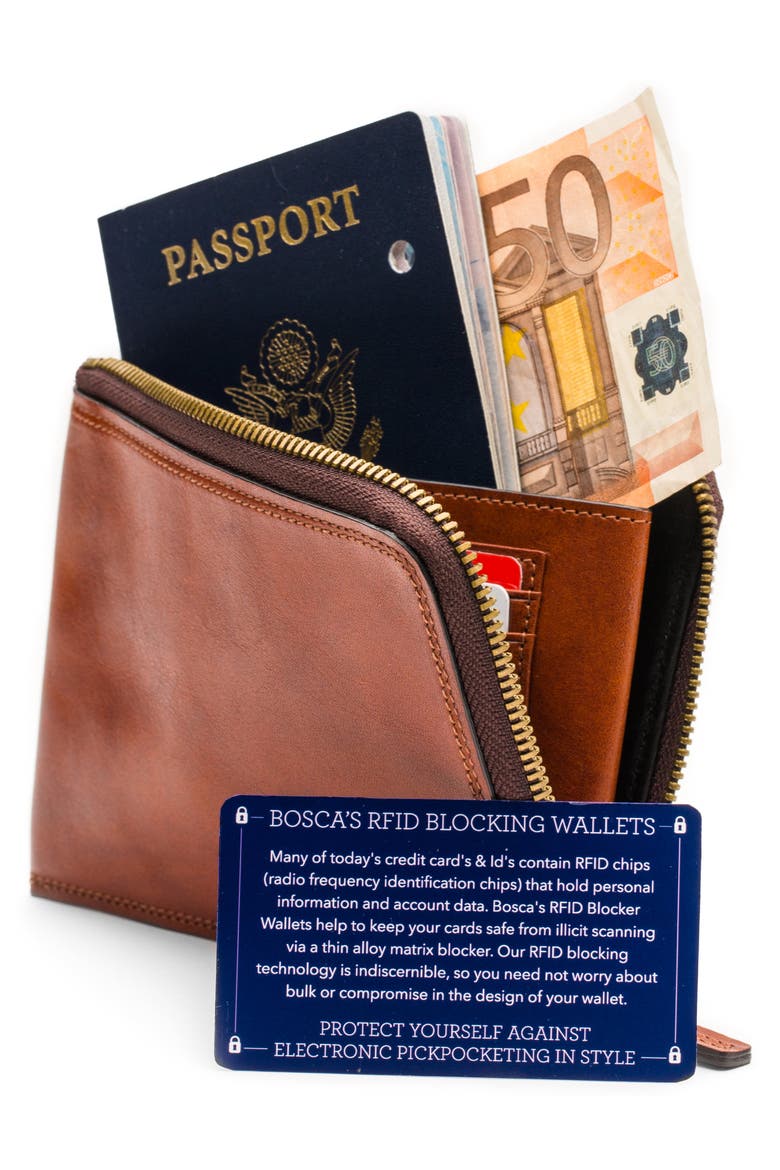 Dolce Leather Passport Case, Alternate, color, AMBER
