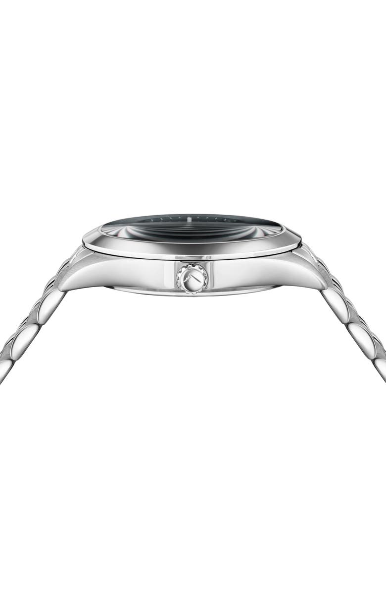 FERRAGAMO Black Dial Bracelet Strap Watch, 42mm, Alternate, color,