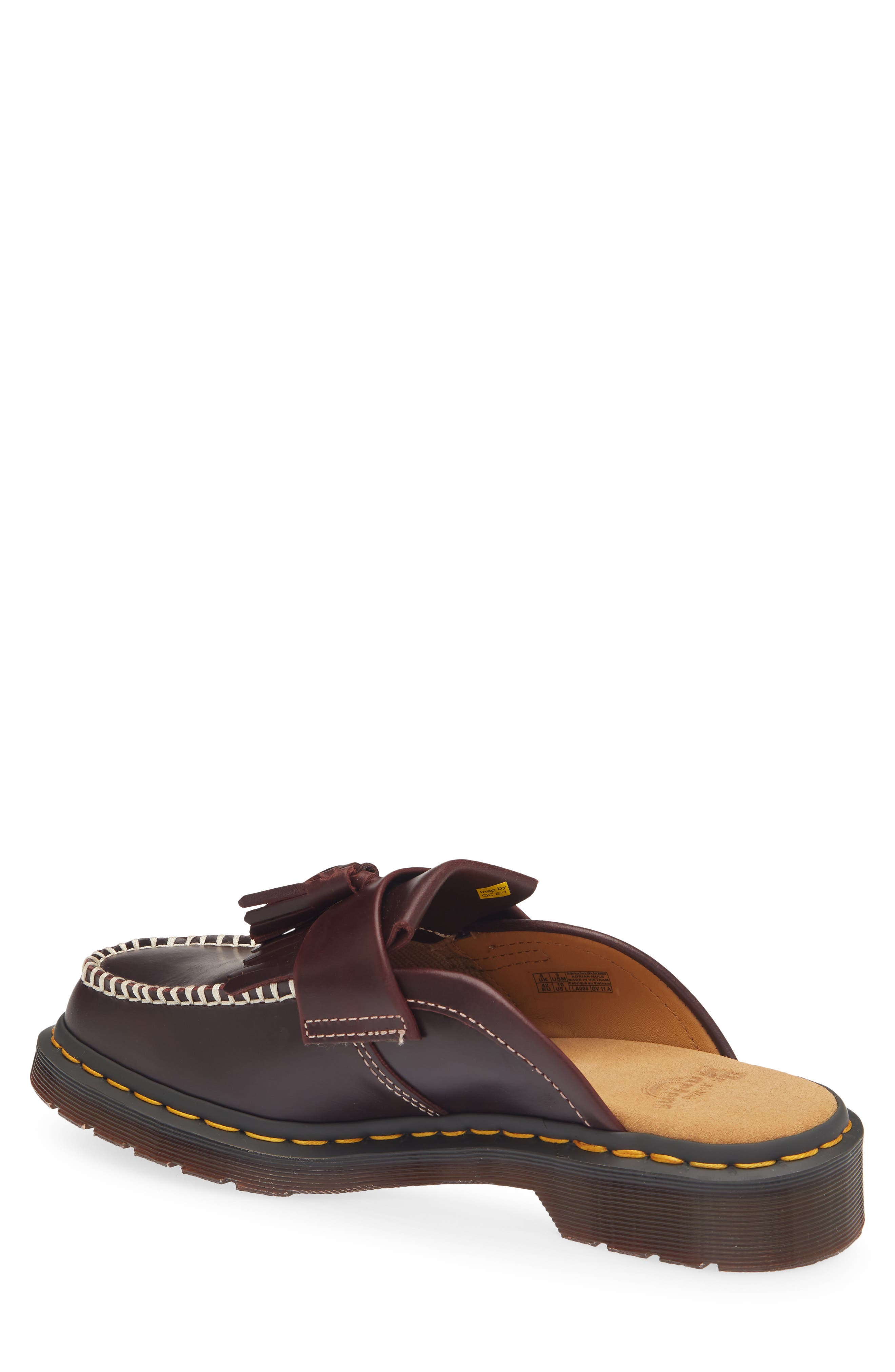 Dr. Martens Adrian Ben Loafer Mule, Alternate, color, Cherry Red