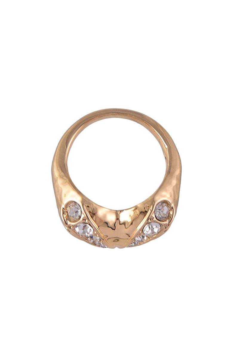 Rachel Roy Heart Cocktail Ring, Alternate, color, Gold