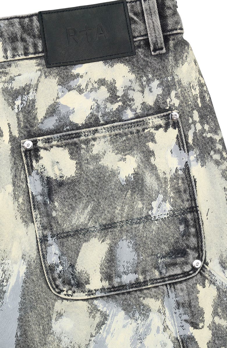 RtA Santiago Straight Leg Carpenter Jeans, Alternate, color, 