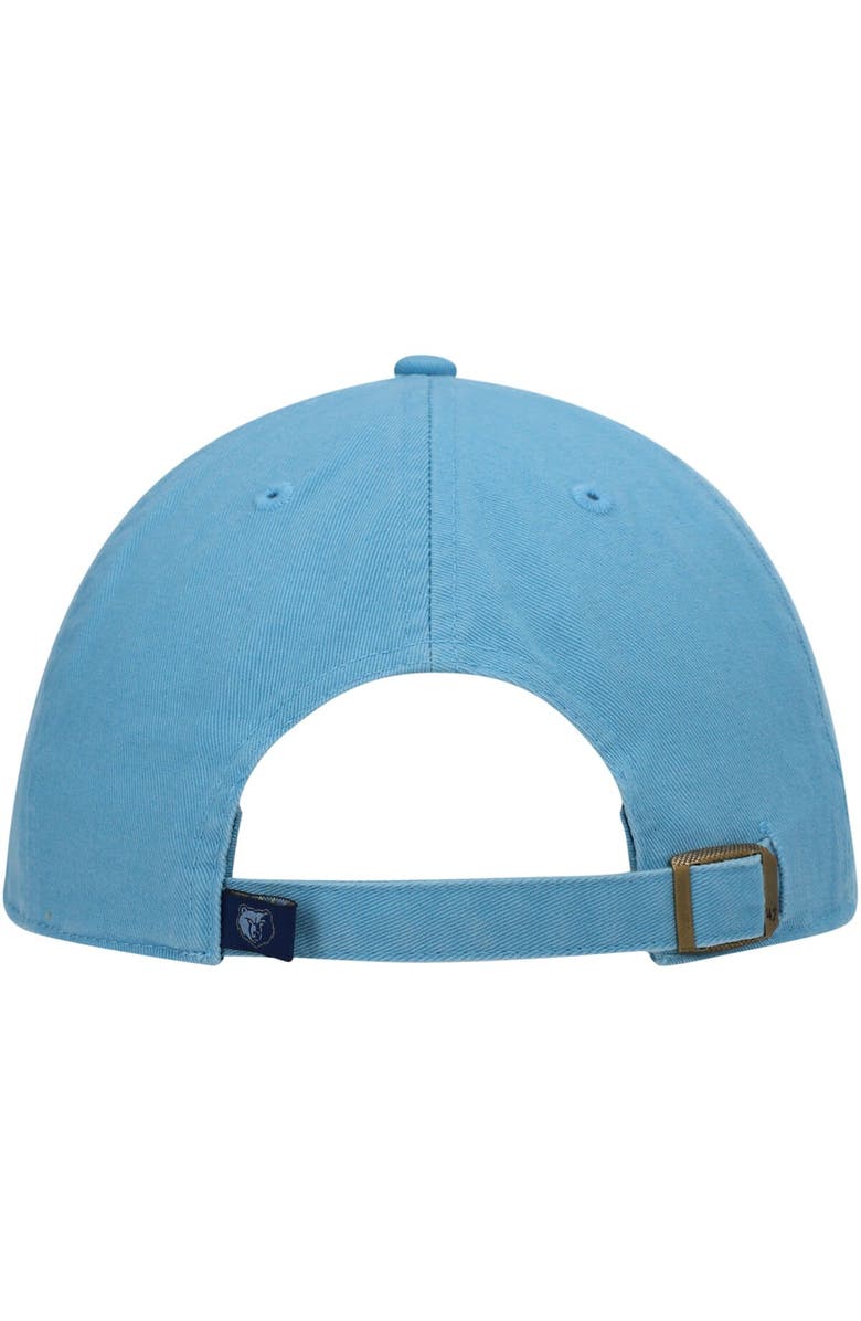'47 Men's '47 Light Blue Memphis Grizzlies Team Clean Up Adjustable Hat, Alternate, color, Light Blue