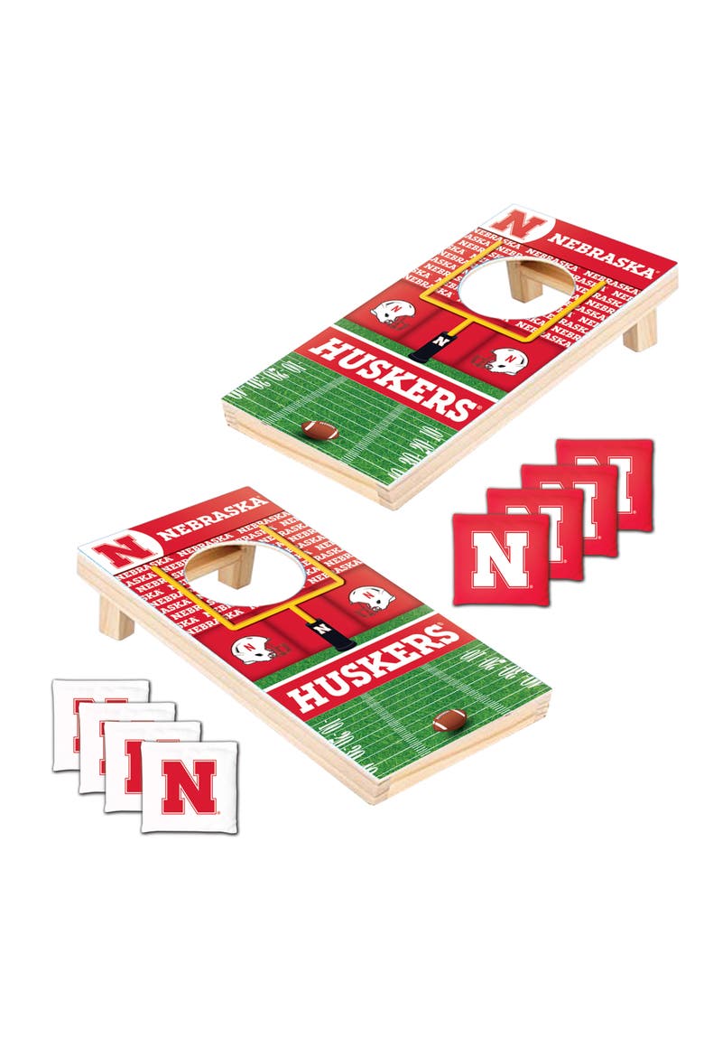 Nebraska Cornhuskers Tabletop Cornhole, Alternate, color, Multicolor