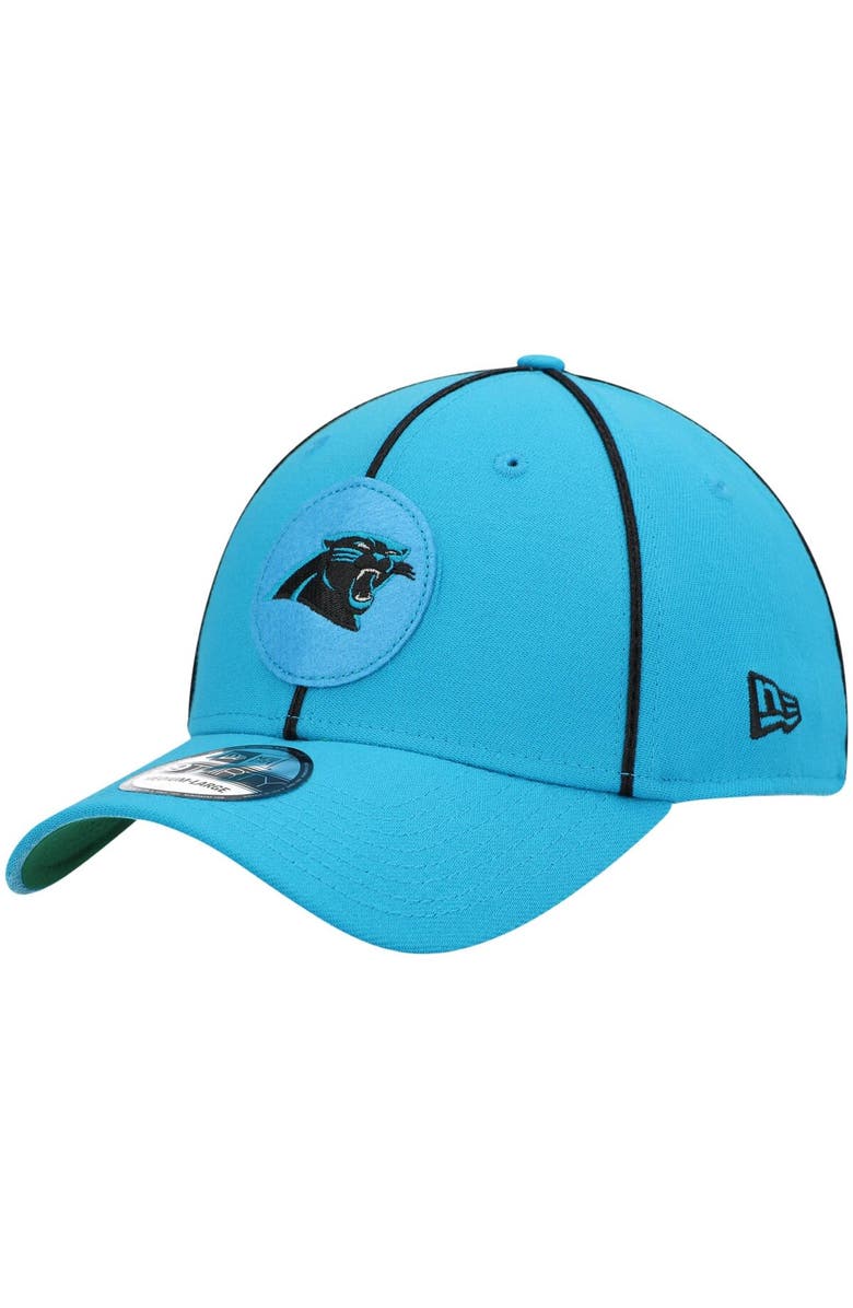 New Era Men's New Era Blue Carolina Panthers Sideline 39Thirty Flex Hat, Main, color, 