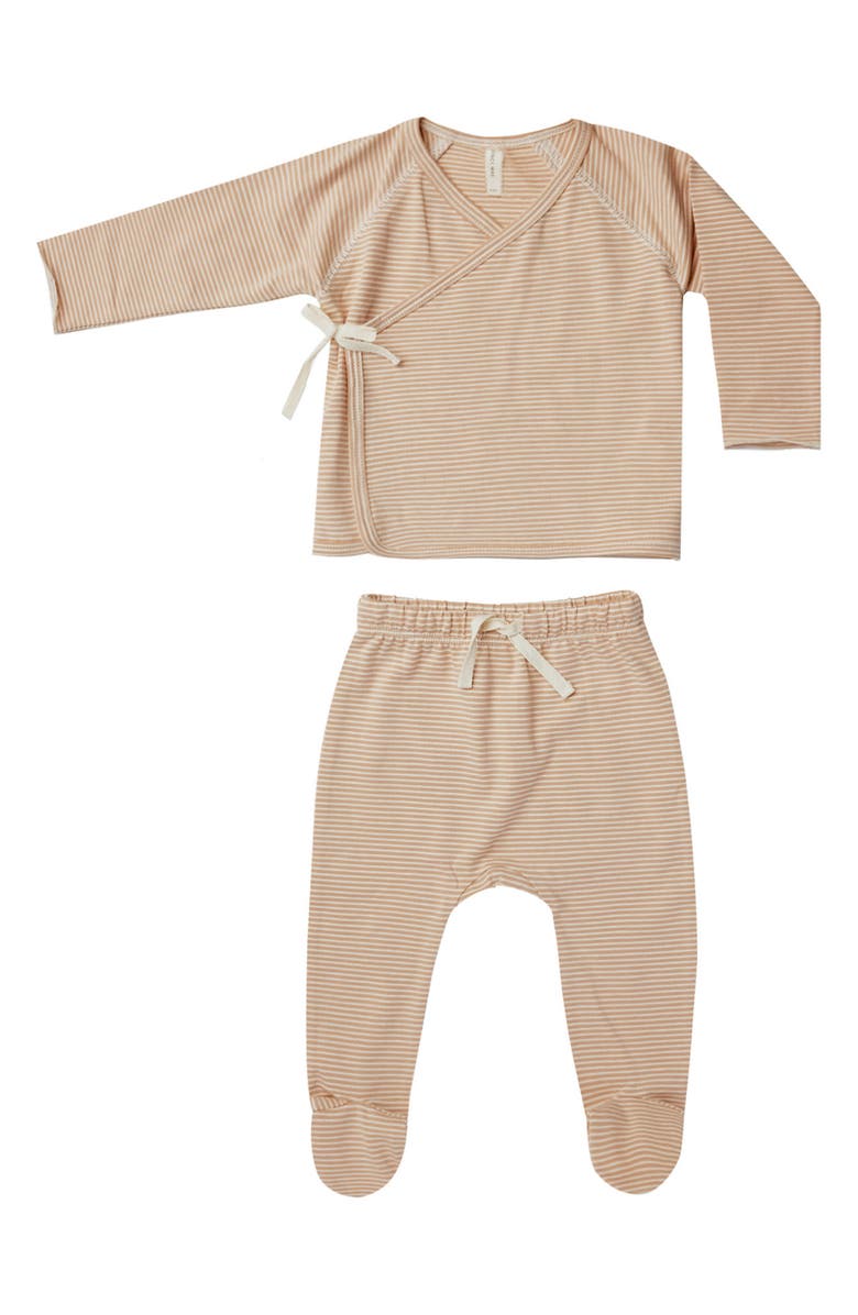 QUINCY MAE Wrap Top & Pants Set, Main, color,