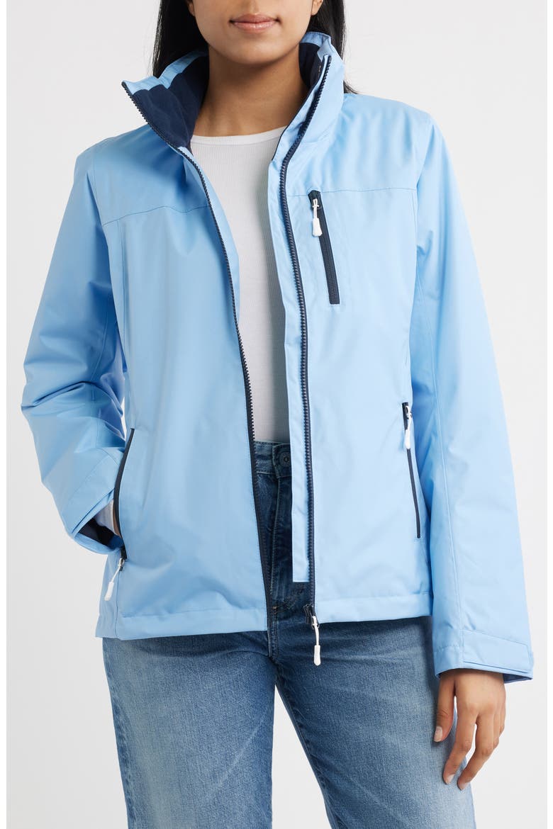 Crew 2.0 Waterproof Midlayer Hooded Sailing Jacket, Alternate, color, BRIGHT BLUE