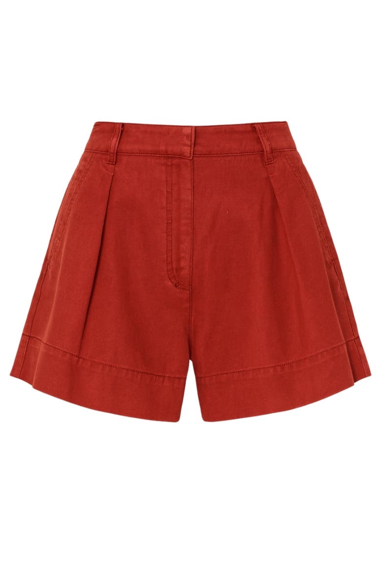 Rebecca Taylor Remi Garment Dyed Short, Alternate, color, Burnt Sienna
