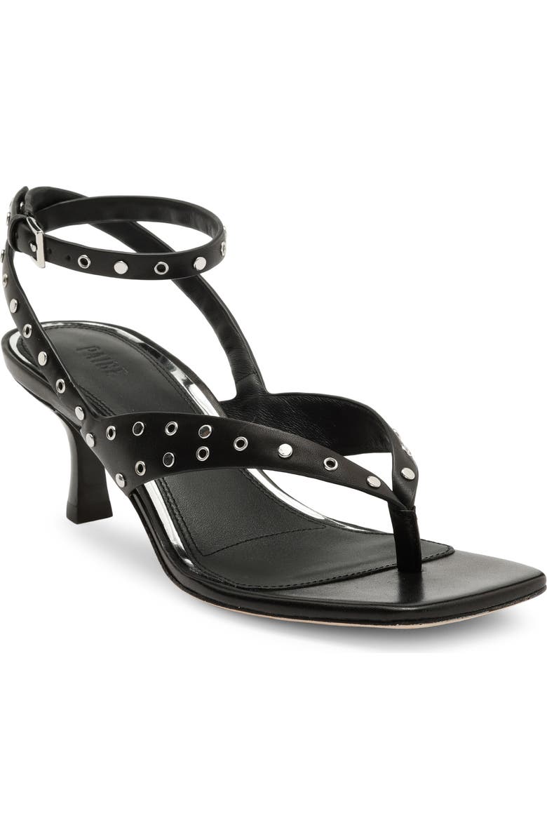 PAIGE Emmy Ankle Strap Sandal, Main, color, Black