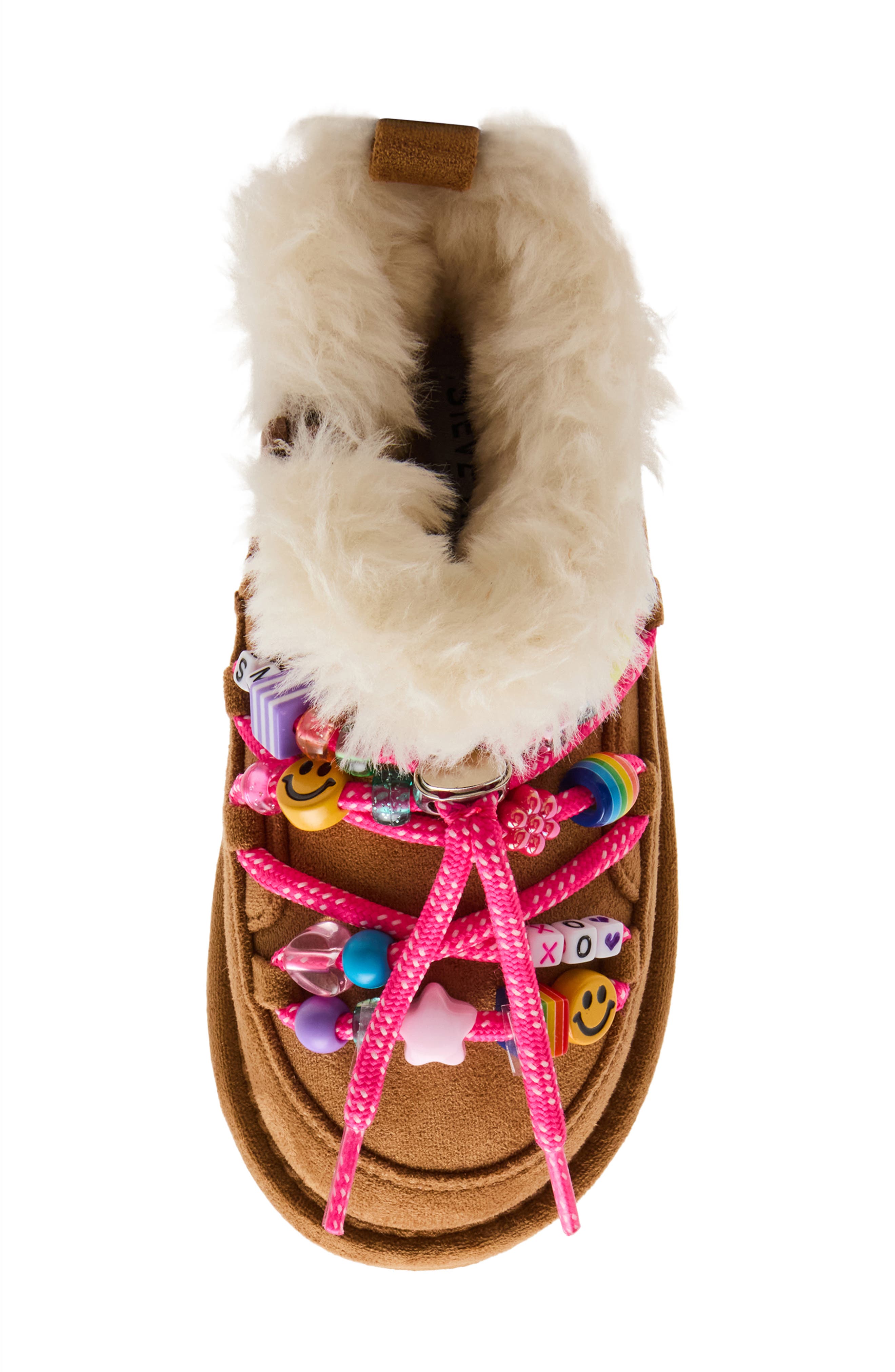 Steve Madden Kids' TGlazer Faux Fur Lined Boot, Alternate, color, Cognac
