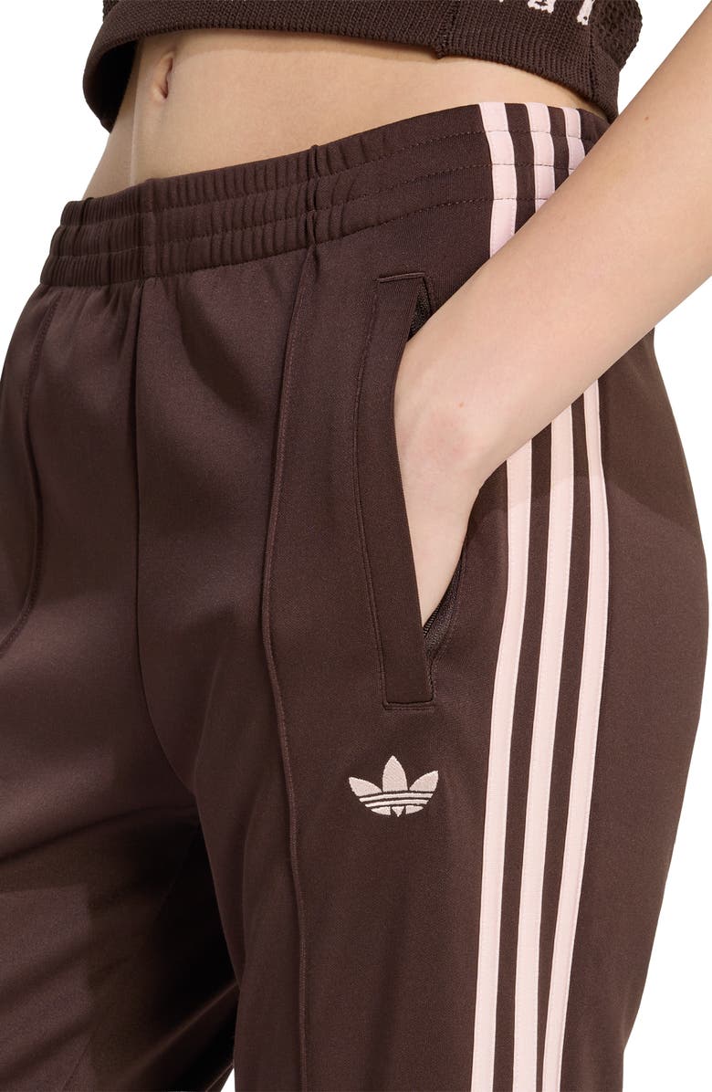 adidas Originals SST 3-Stripe Classic Track Pants, Alternate, color, Aurora Coffee/ Sandy Pink/