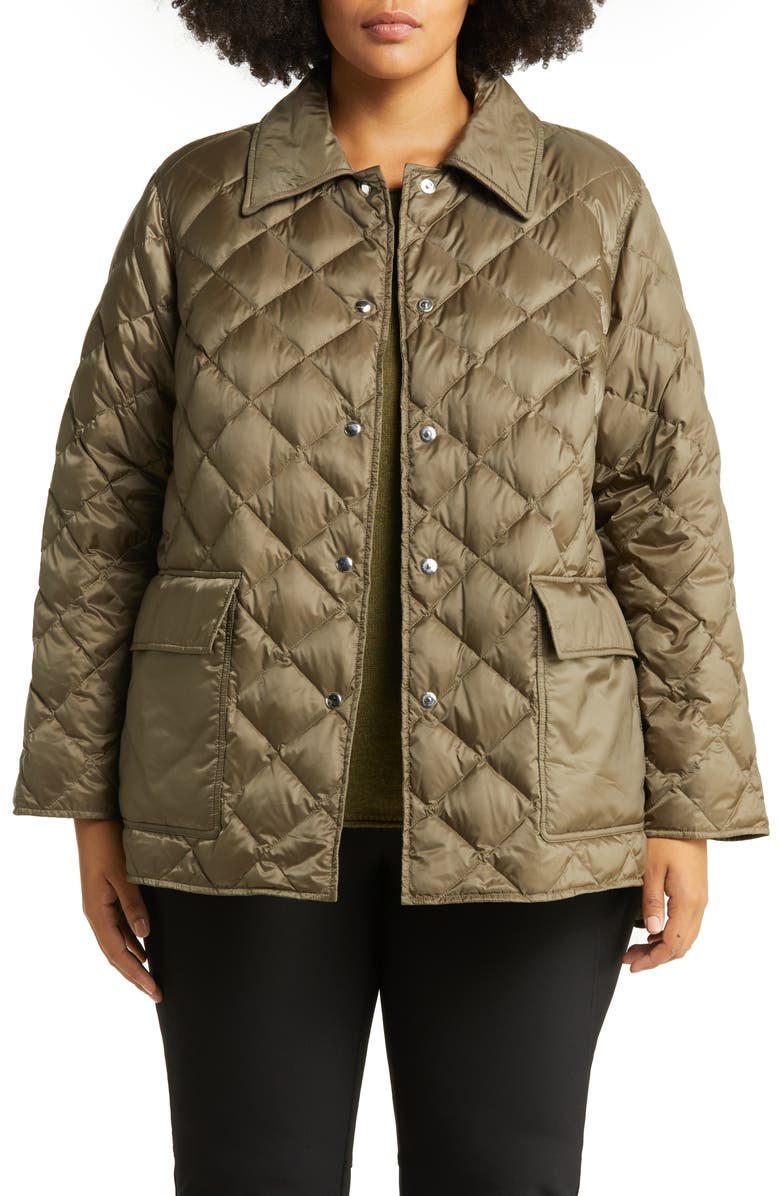 Lafayette 148 New York Water Repellent Reversible Quilted Down Jacket, Main, color, 