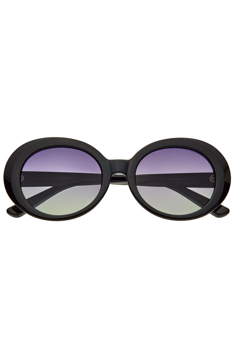 BERTHA Annie Polarized Sunglasses, Alternate, color, Black/Black