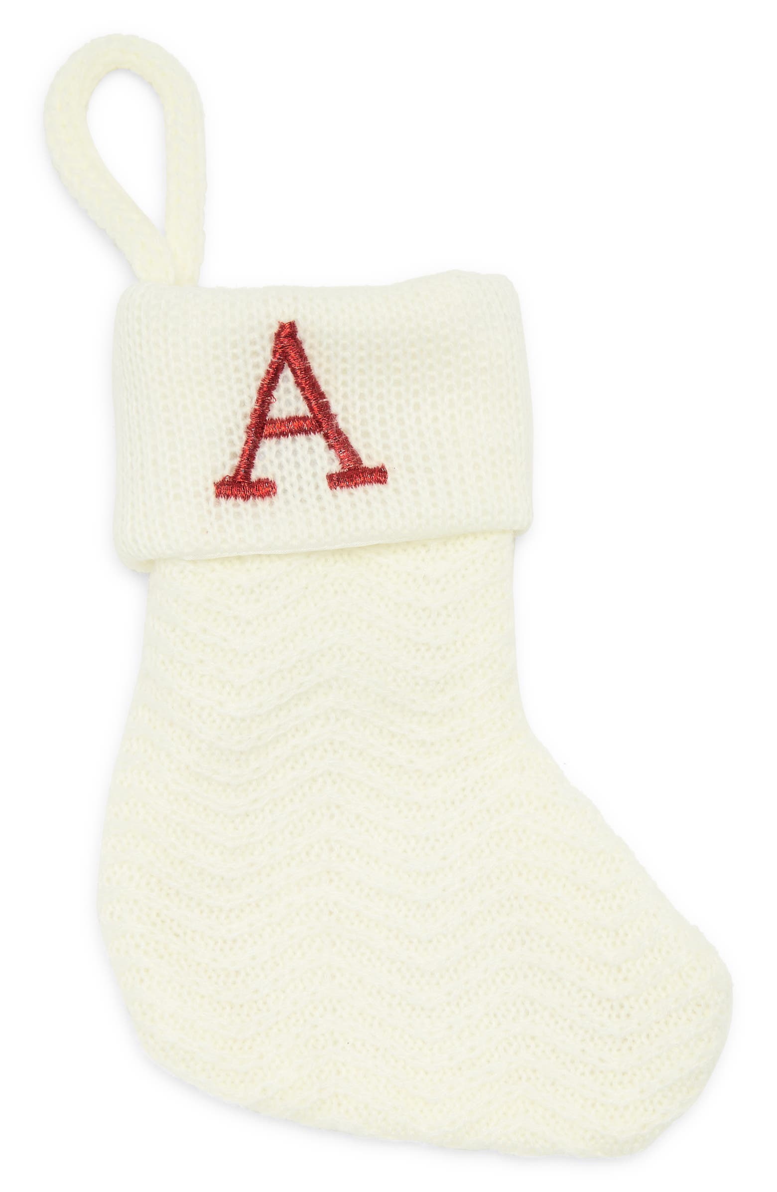 NORDSTROM RACK Holiday Monogram Mini Stocking | Nordstromrack