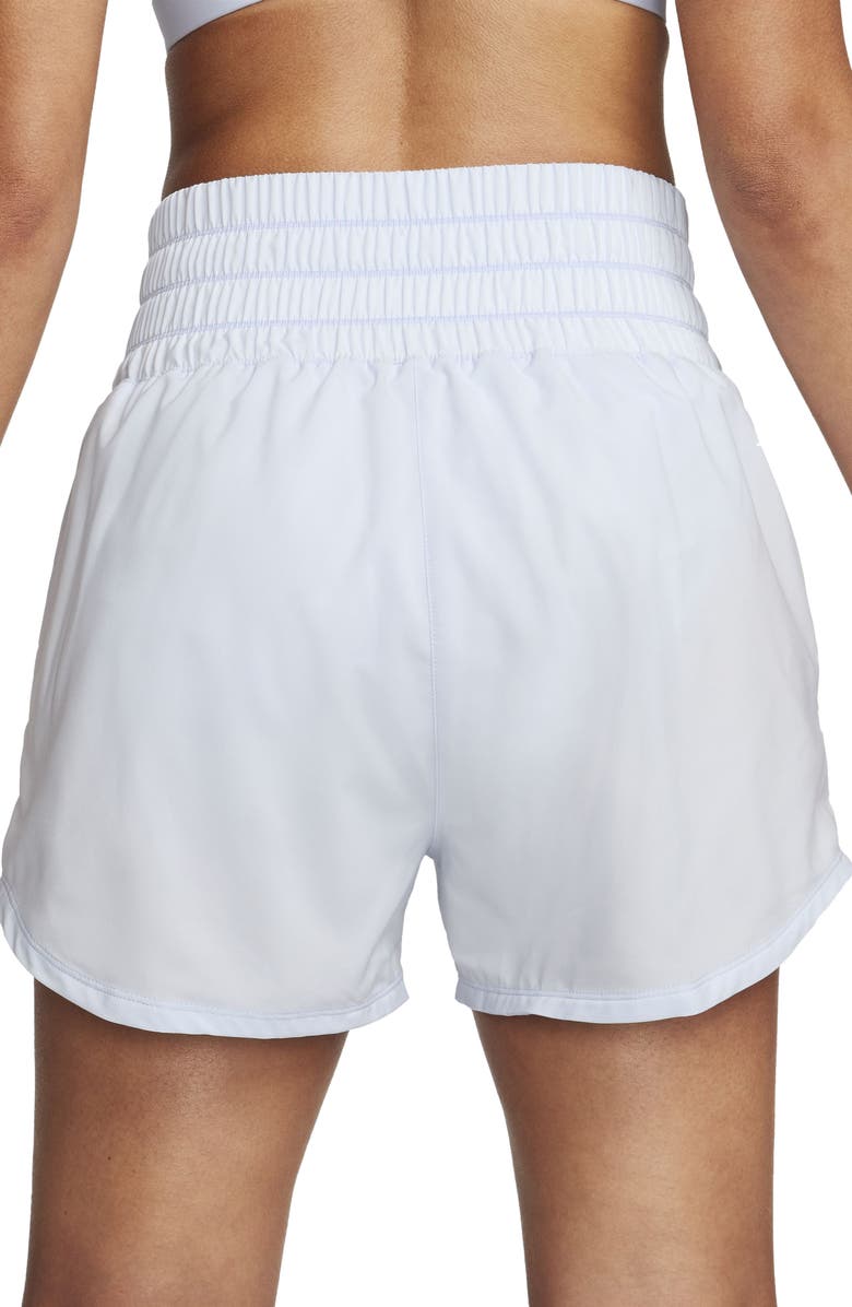 Nike Dri-FIT Ultrahigh Waist 3-Inch Brief Lined Shorts, Alternate, color, Blue Tint