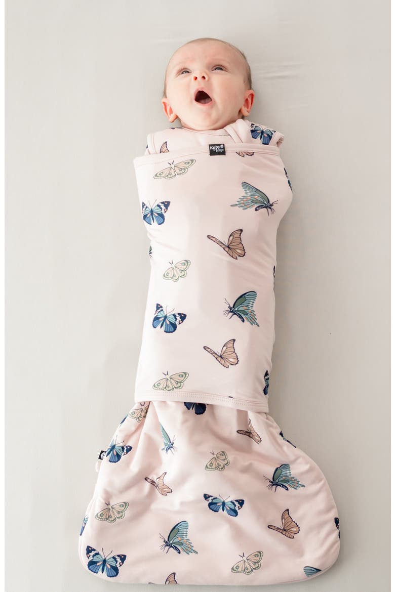 Sleep Bag Swaddler, Alternate, color, BLUSH BUTTERFLY