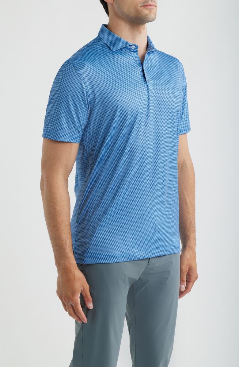 johnnie-O Darts Microprint Performance Jersey Polo, Alternate, color, 