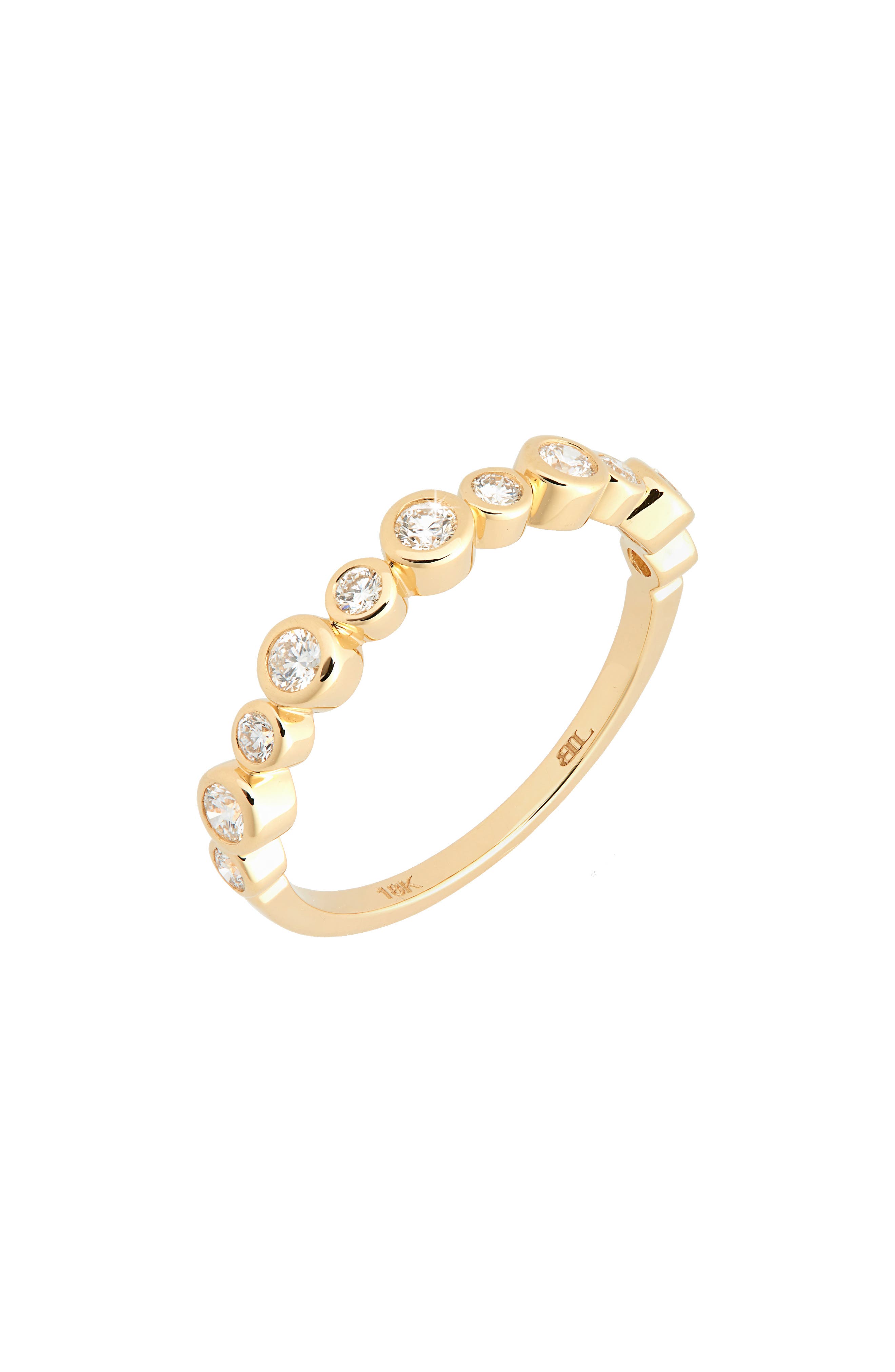 Bony Levy Monaco Alternating Diamond Ring