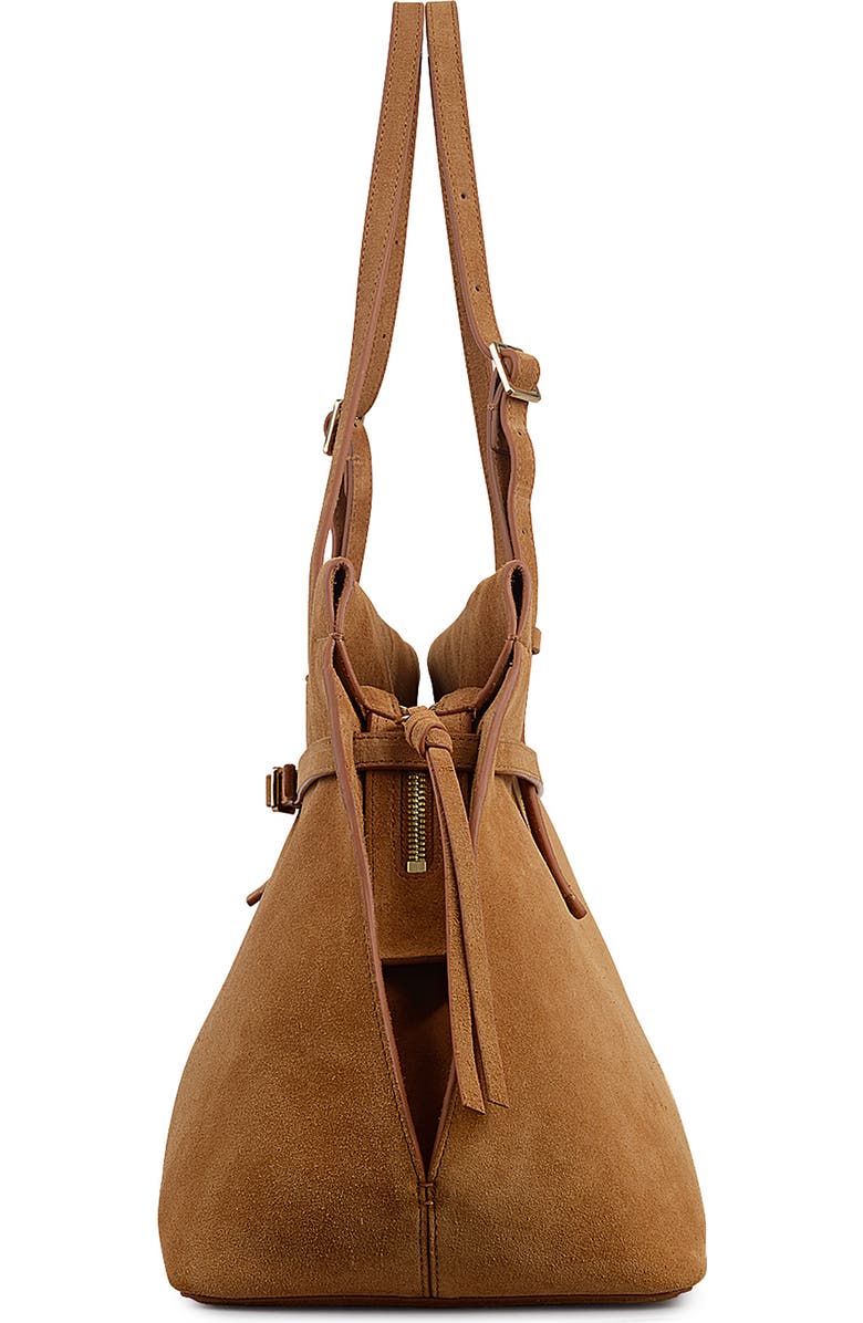 Radley The Christina - Suede Large Ziptop Shoulder Bag, Alternate, color,