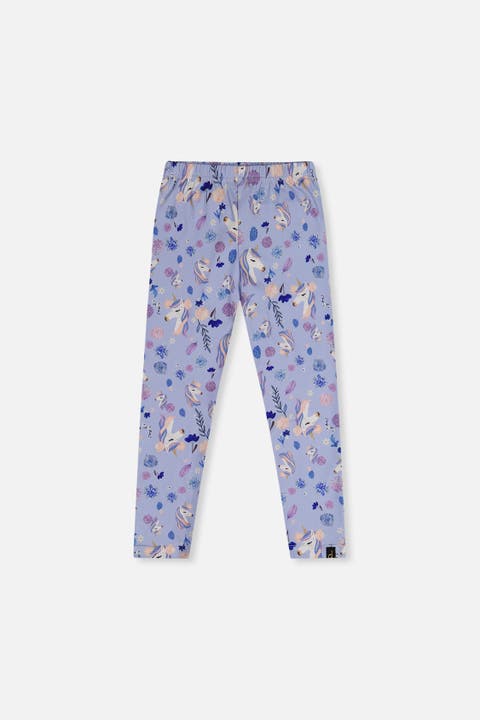 Allover Unicorn Soft Elastic Waistband Leggings