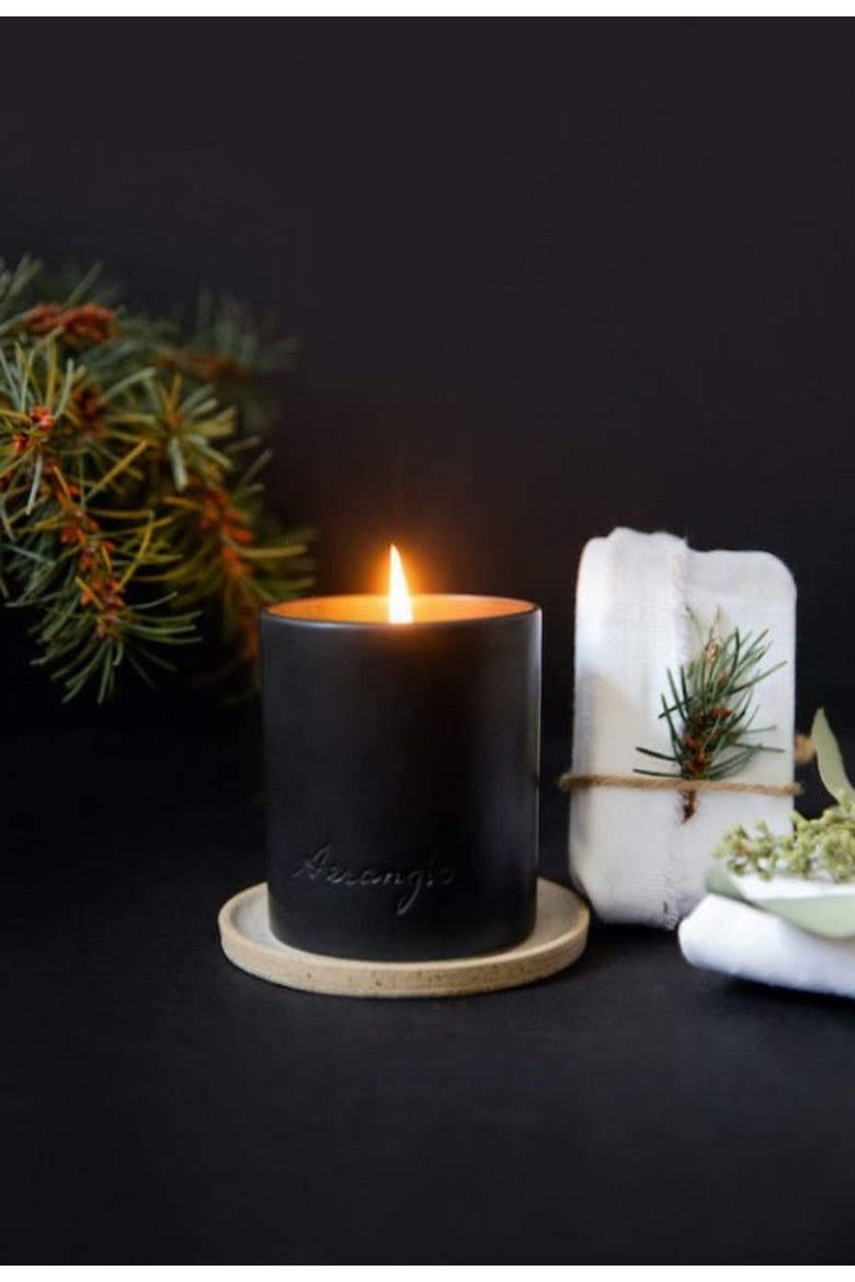No. 102 Silver Skyline Scented Candle, Alternate, color, Black
