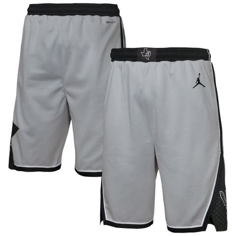 Youth Jordan Brand  Silver San Antonio Spurs Authentic Statement Edition Swingman Shorts