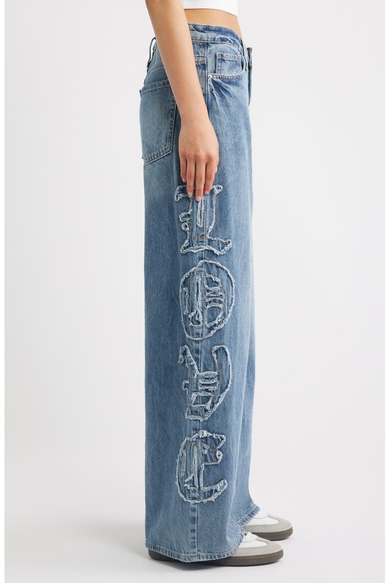 Fit With Love Wide Leg Jeans, Alternate, color, MEDIUM BLUE