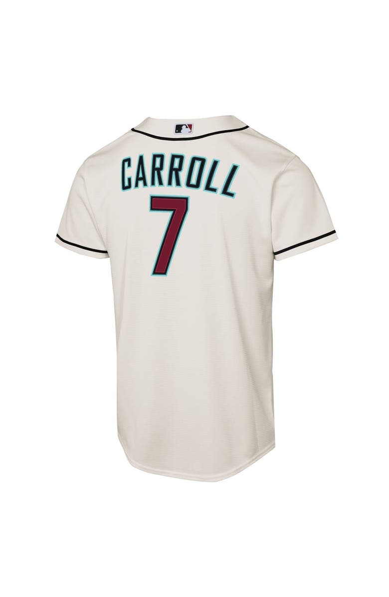 Nike Youth Nike Corbin Carroll Cream Arizona Diamondbacks Home Replica Player Jersey, Alternate, color, 