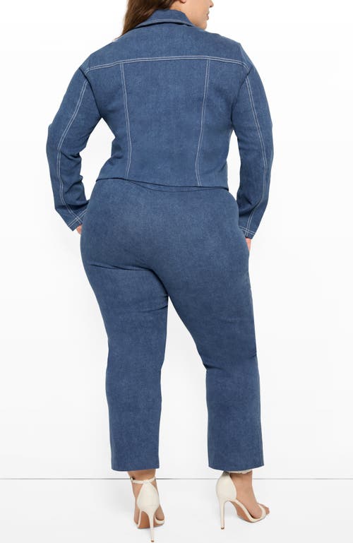 As B Y Df Gianna Jacket In Med Wash Denim