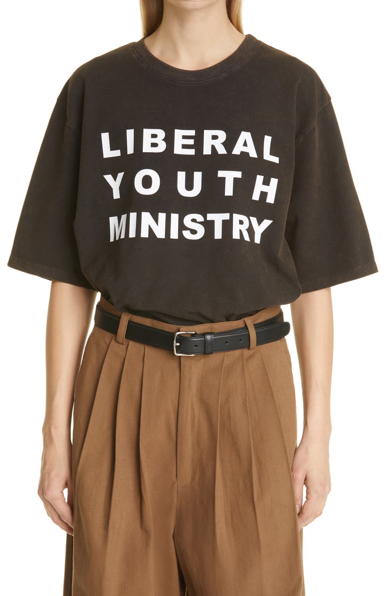Liberal Youth Ministry Unisex Logo Graphic Tee, Main, color, 