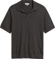 Madewell Johnny-Collar Cotton Slub Sweater Polo