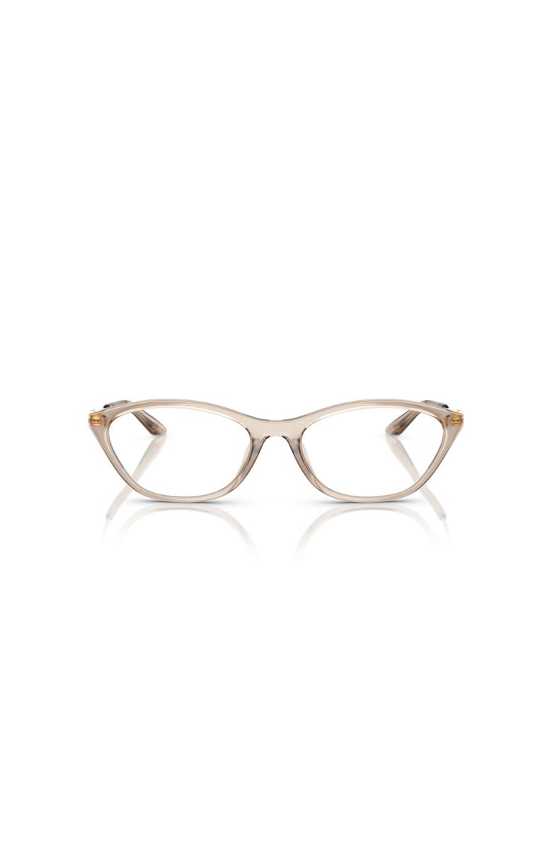 Armani Exchange 54mm Irregular optical glasses, Alternate, color, Beige