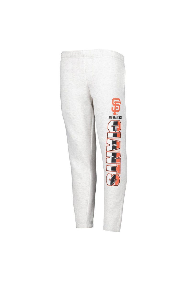 Youth Ash San Francisco Giants Game Time Fleece Pants, Alternate, color, Ash