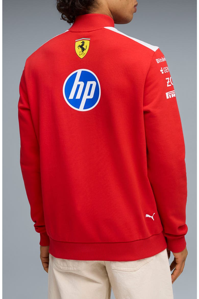 Scuderia Ferrari Replica Half Zip Pullover, Alternate, color, PUMA RED