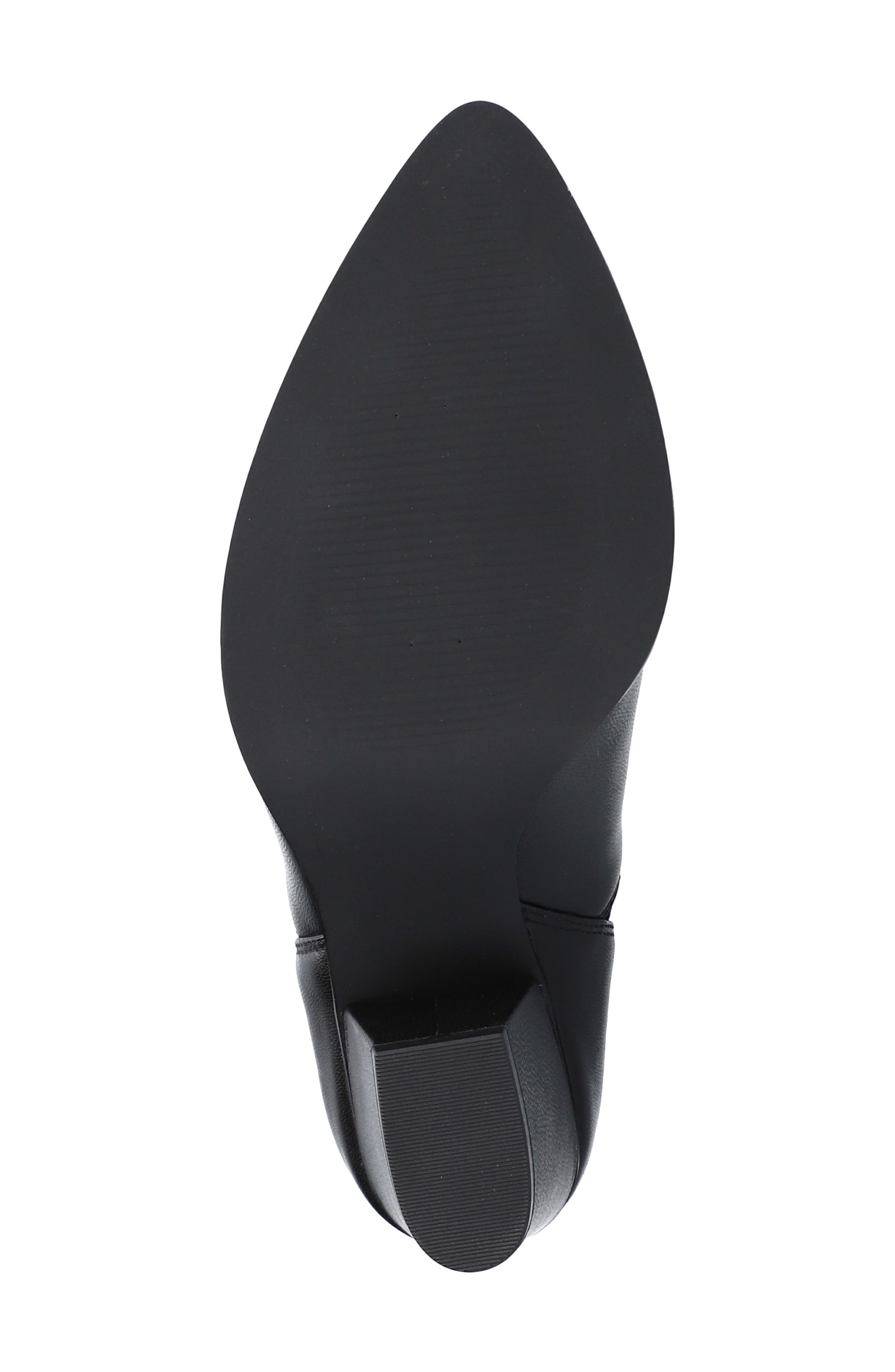 Lottie Bootie, Alternate, color, BLACK LEATHER