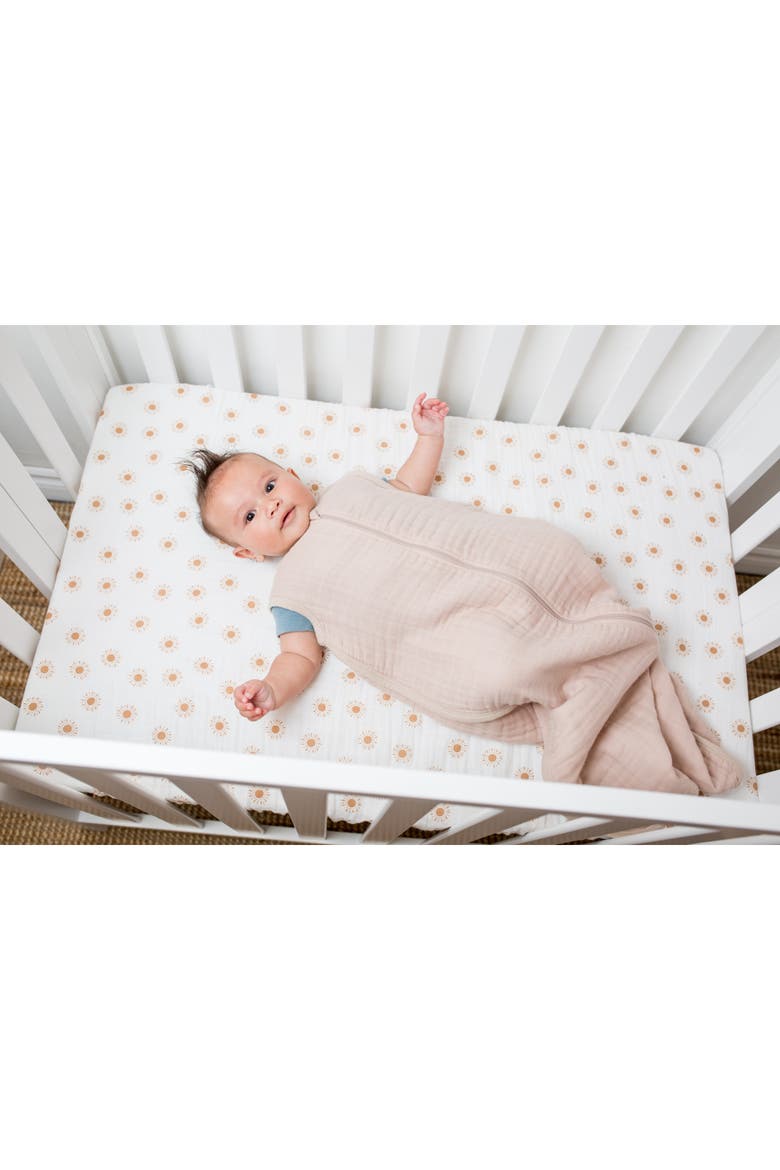Cotton Muslin Sleep Sack 1.0 TOG, Alternate, color, Sand
