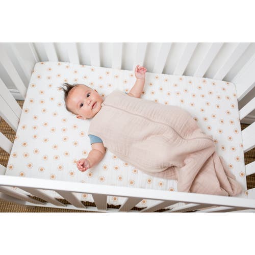 Lulujo Cotton Muslin Sleep Sack 1.0 Tog In Sand