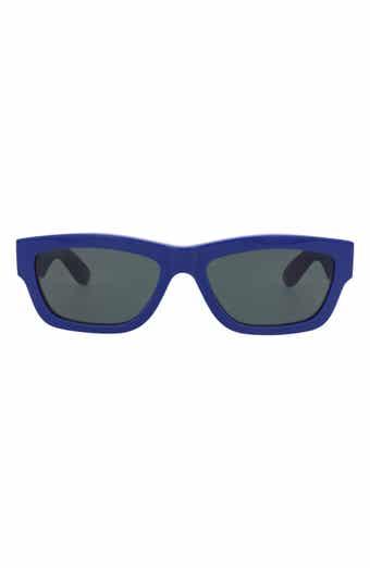 McQueen 56mm Square Sunglasses