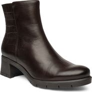 ara Plum Side Zip Bootie