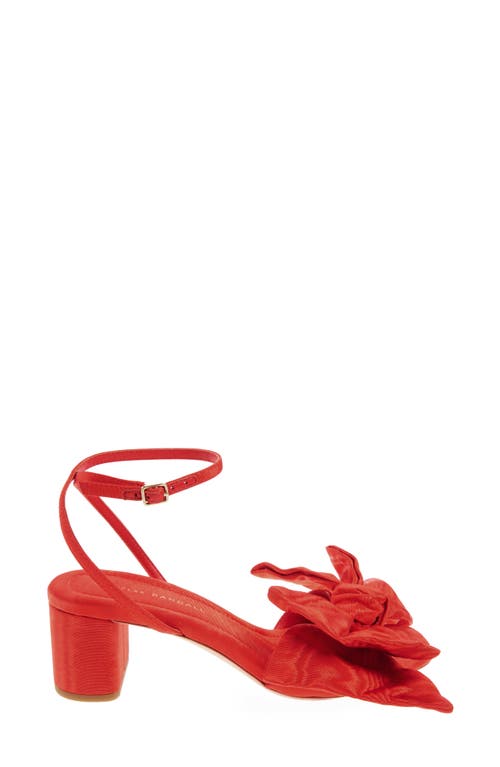 Loeffler Randall Carmen Ankle Strap Sandal In Red