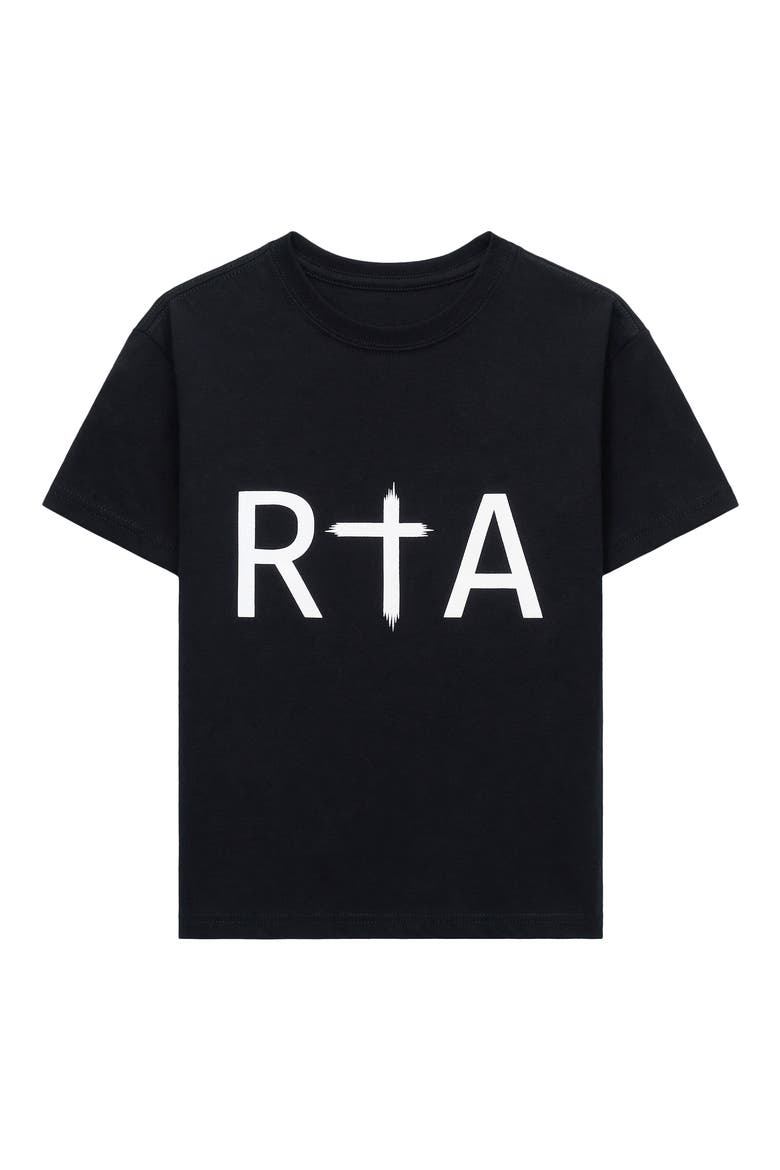 Kids' Edson Logo Graphic T-Shirt, Main, color, BLACK RTA