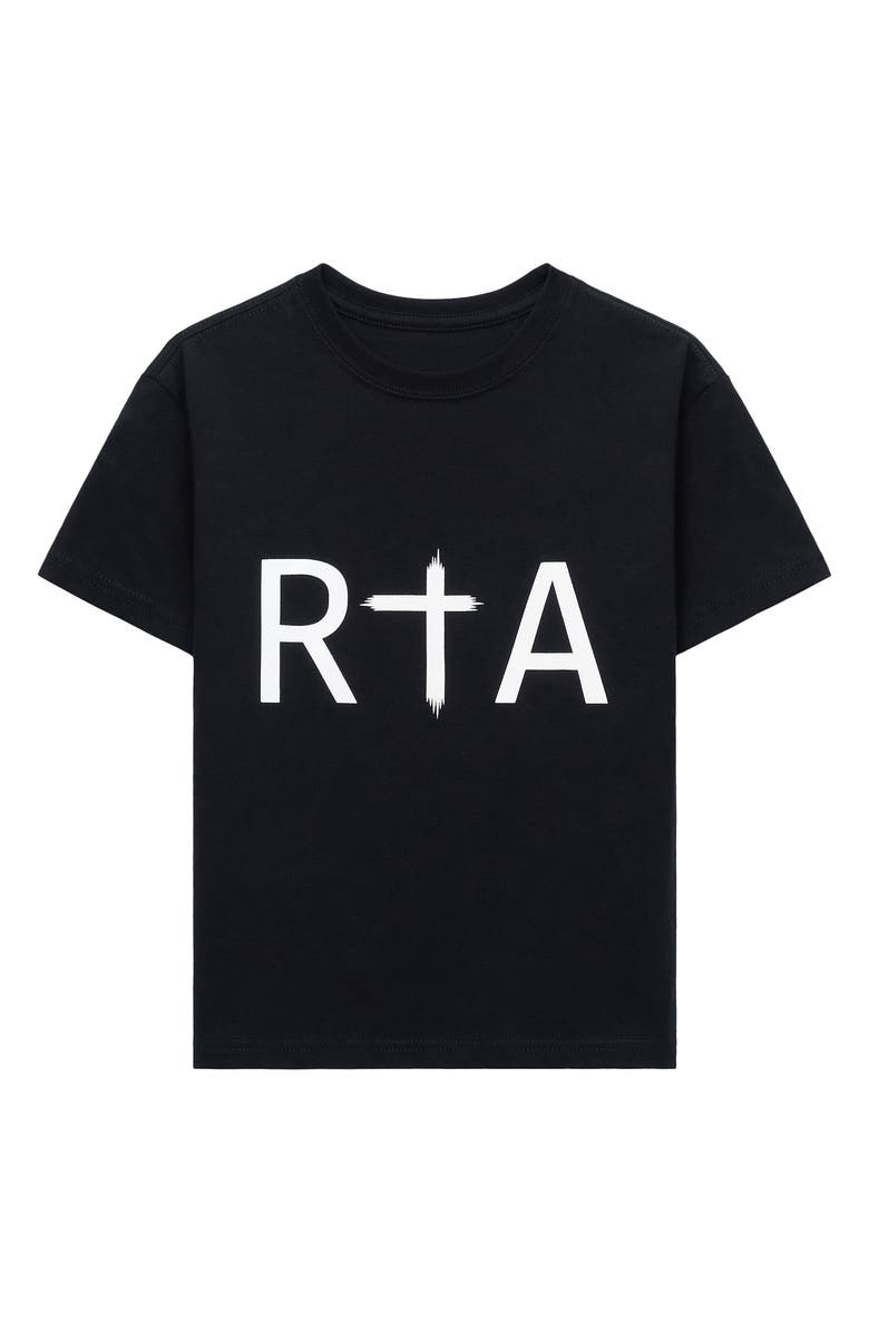 RtA Kids' Edson Logo Graphic T-Shirt, Main, color, Black Rta