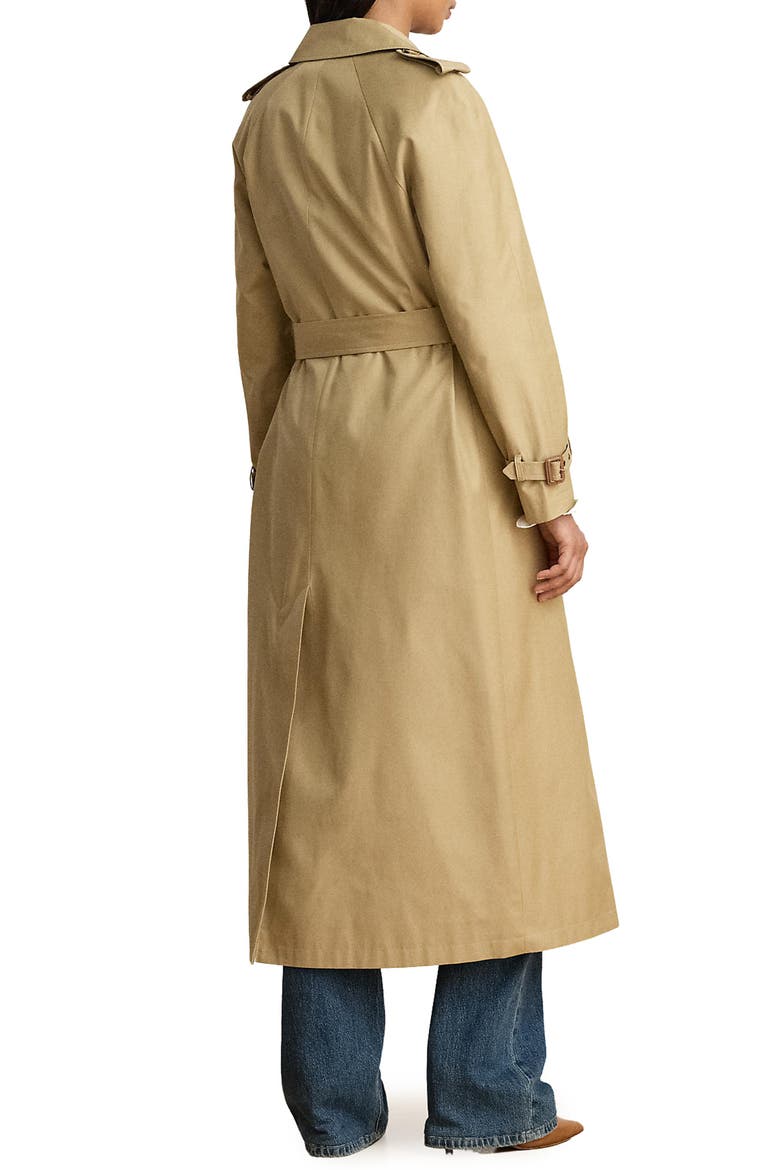 Double Breasted Belted Trench Coat, Alternate, color, BIRCH TAN