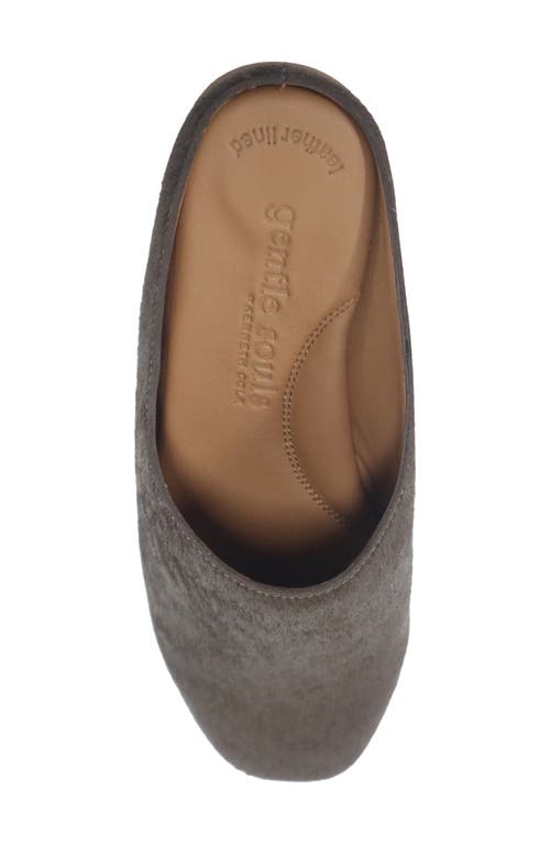 Gentle Souls Wanda Genuine Calf Hair Mule In Brown