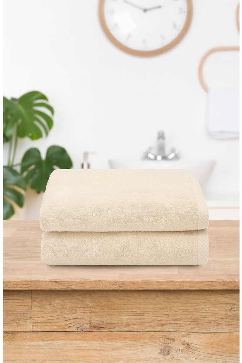 2-Pack Ediree Cotton Hand Towel Set, Alternate, color, BEIGE