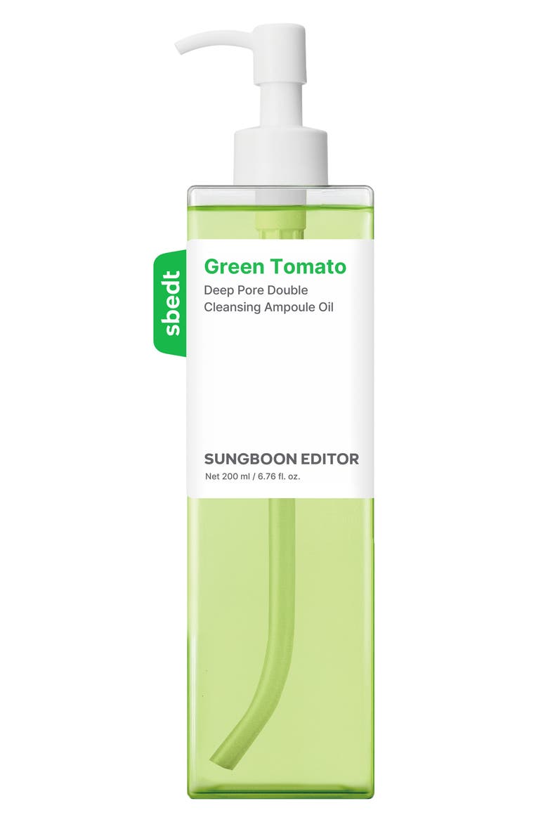 Green Tomato Deep Pore Double Cleansing Ampoule Oil, Main, color, NO COLOR