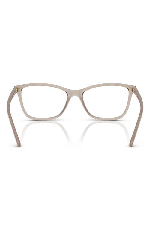 Vogue 52mm Butterfly Optical Glasses In Caramel