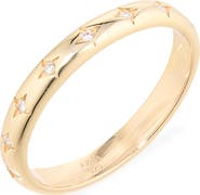 Astrid & Miyu Cosmic Star Band Ring