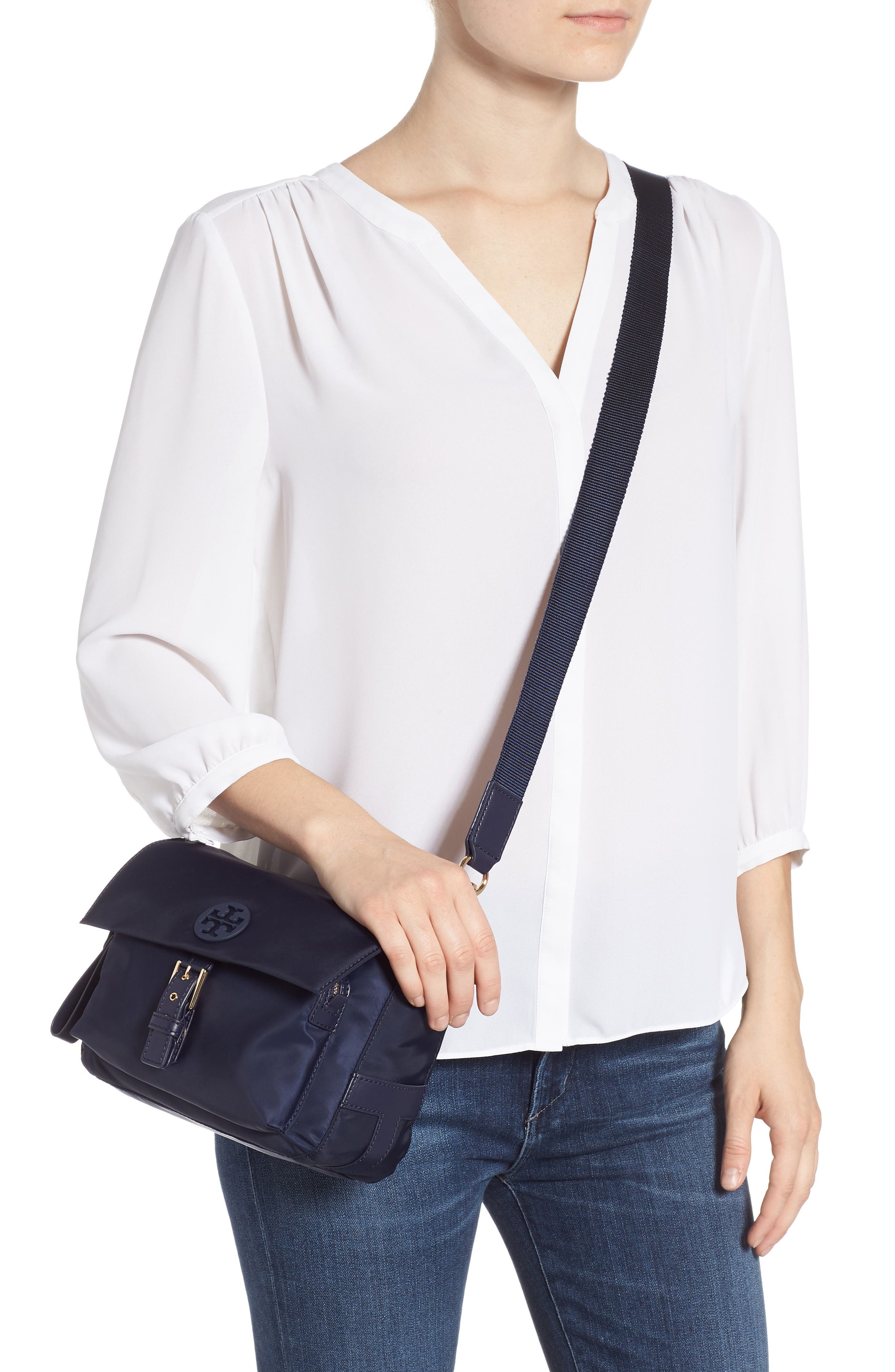 Tory Burch Tilda Nylon Crossbody Bag, Alternate, color, 